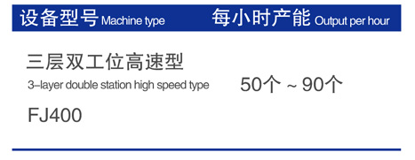 3-layer double station high speed typ--FJ400